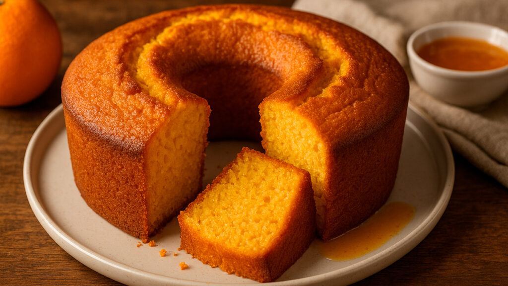 Bolo de Laranja com Casca